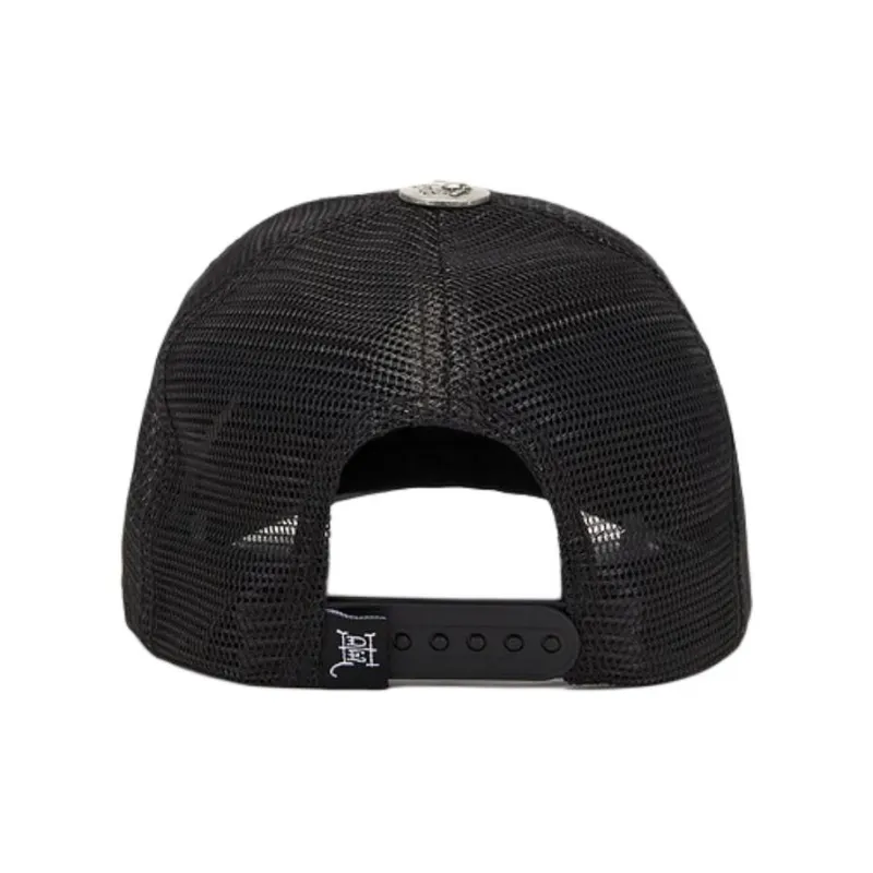 ED HARDY X Cotton, Polyester, Rayon, Rhinestone Baseball Caps Men's Brown-2