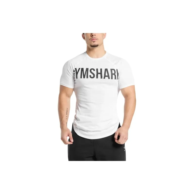 GYMSHARK T Shirts Men White-0