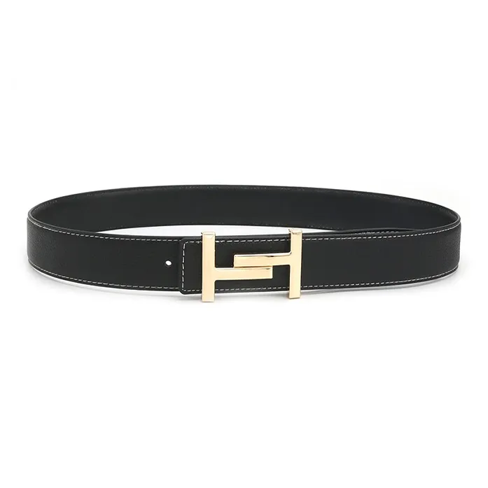 Yalu Preferred Cow Split Leather Belts Unisex 3.8CM-5