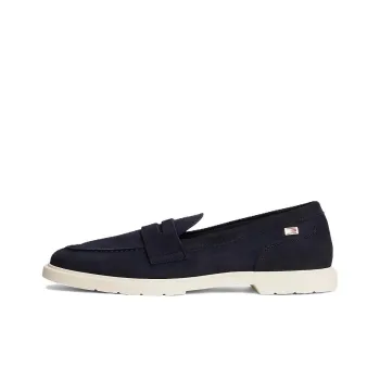 Tommy Hilfiger Enamel Flag Loafers Women's Blue