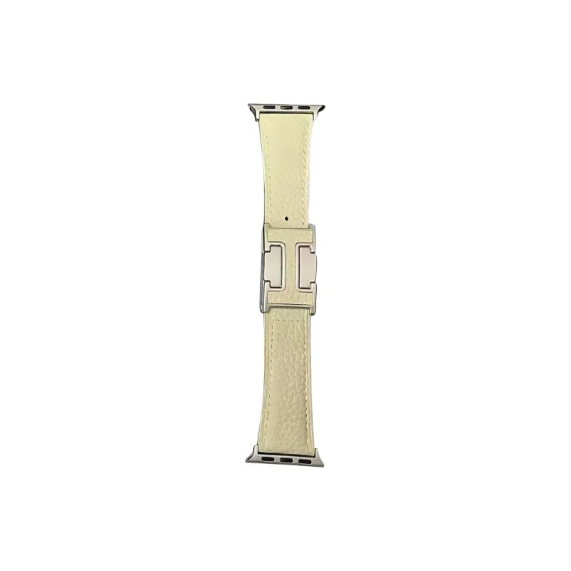 KVZUVUU Apple Compatibility Watch Band Cowhide Leather Material-4