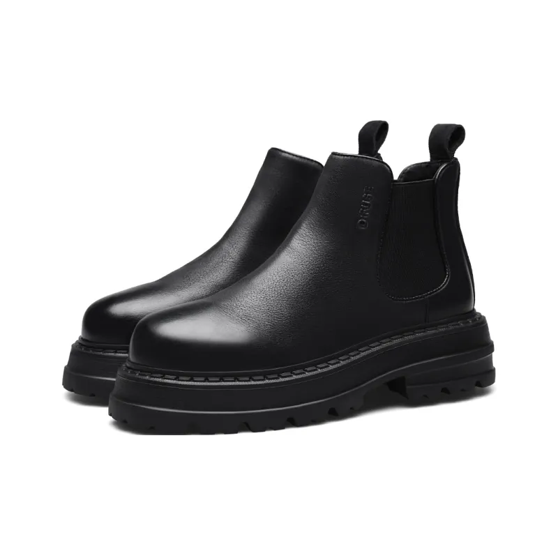 D FUSE SCANDINAVIA Short Chelsea Boots Men's Black-2