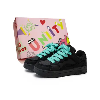 UNIITY Abrasion Resistant Slip Resistant Low Top Skateboard Shoes Women's