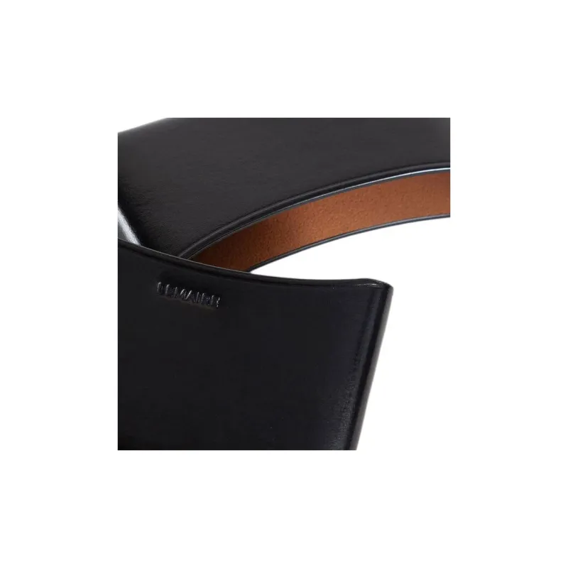 Lemaire Cow Leather Card Holder Unisex Black-3