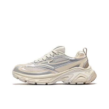 Erke Hongyu 2.0 Abrasion Resistant Breathable Low Top Chunky Sneakers Men's Wild Gray Warm Linen