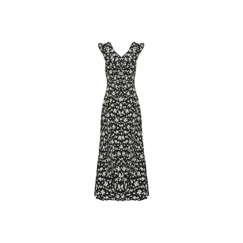 Mu Xiao Xin Sleeveless Dresses Women's Black-0