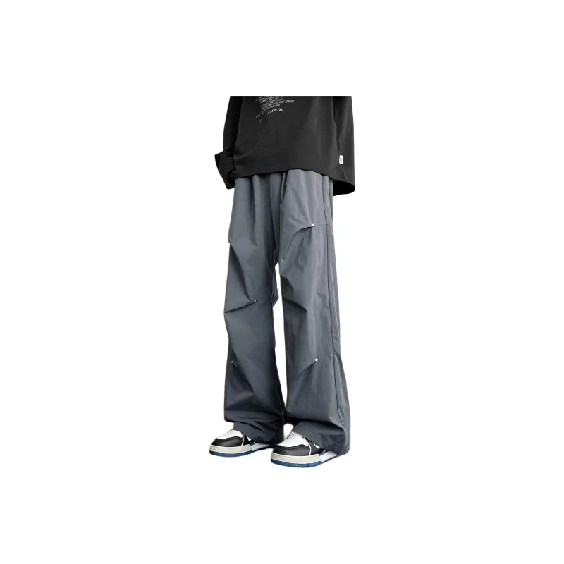 CENPIN Casual Pants Unisex Starburst Black-6