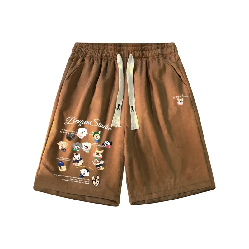 BENGEN Casual Shorts Unisex-8