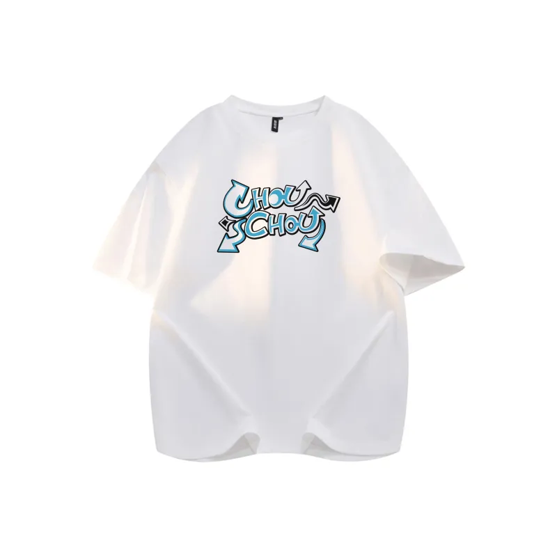 CHOUCHOUS Drop Shoulder Sleeve T Shirt Women's-6