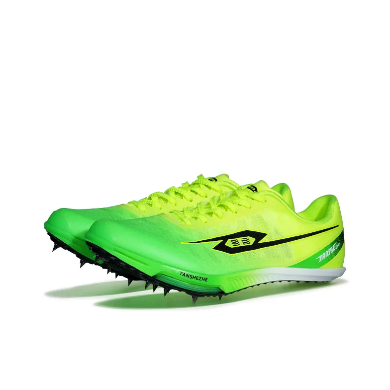 TANSHEZHE Running Shoes Unisex Low Top Neon Green-2