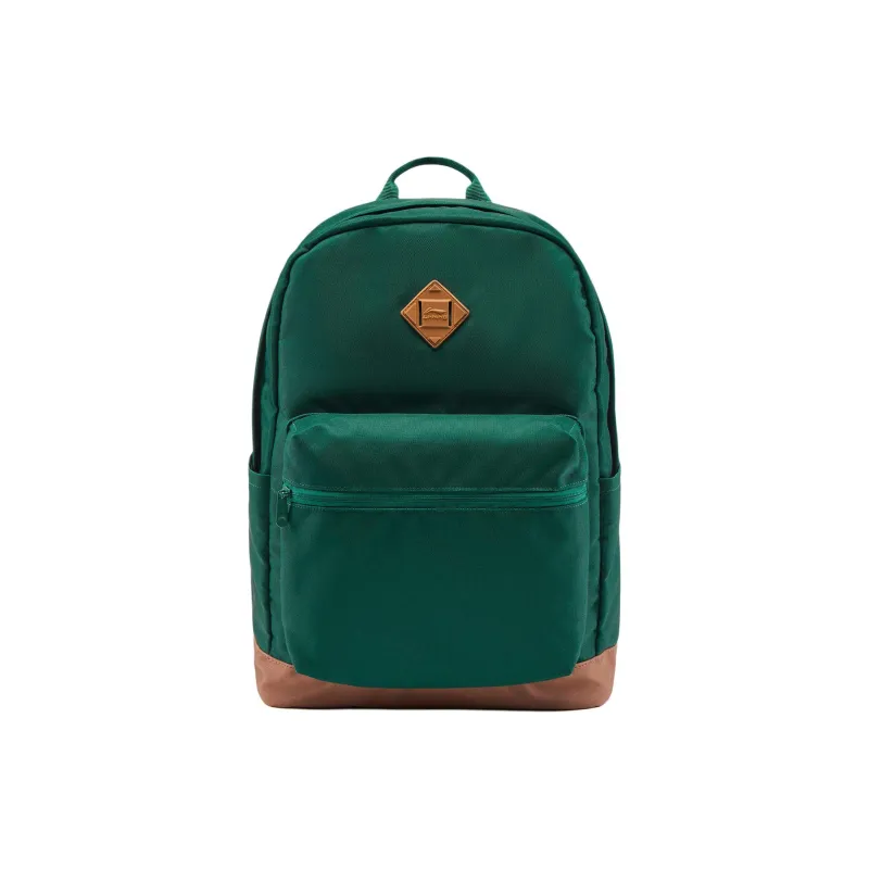 LiNing Sports Life Collection Polyester Backpack Unisex Tropical Green & Tea Brown-0
