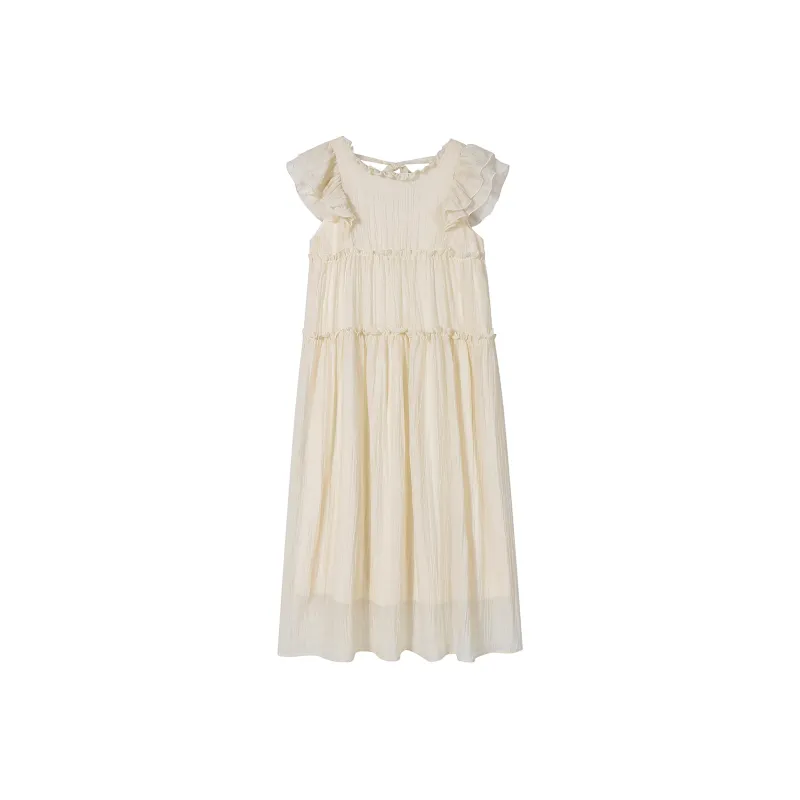 GUOZHEN Short Sleeved Dress Women's-1