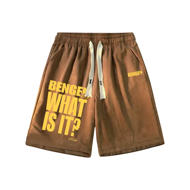 BENGEN Casual Shorts Unisex-22