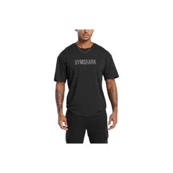 GYMSHARK T Shirts Men Black