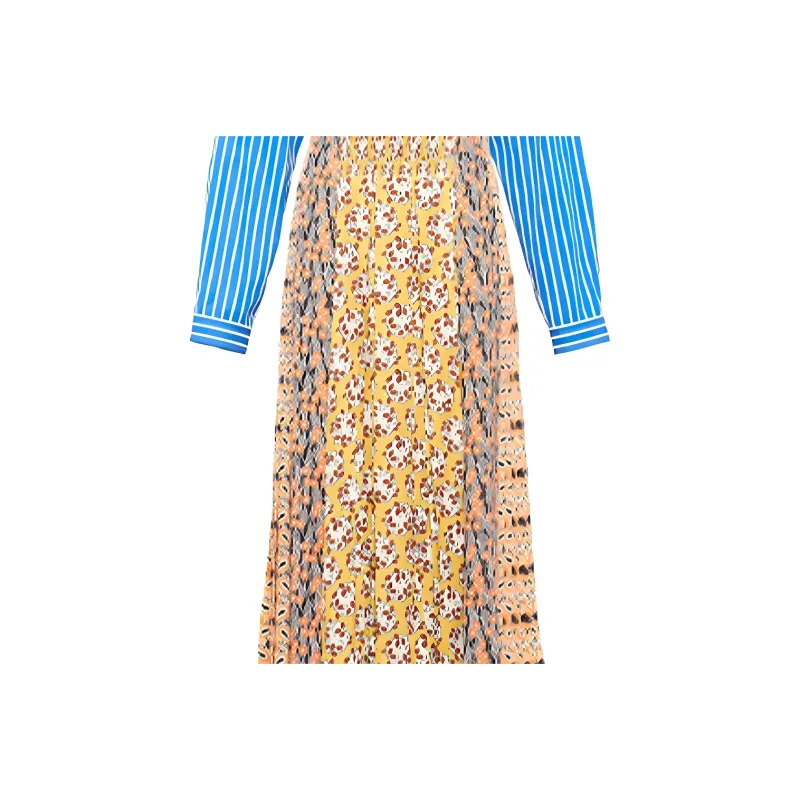 PRADA Long Sleeved Dress Women's Blue-2