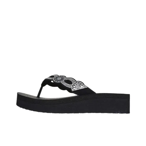Skechers Vinyasa Flip Flops Women's Black