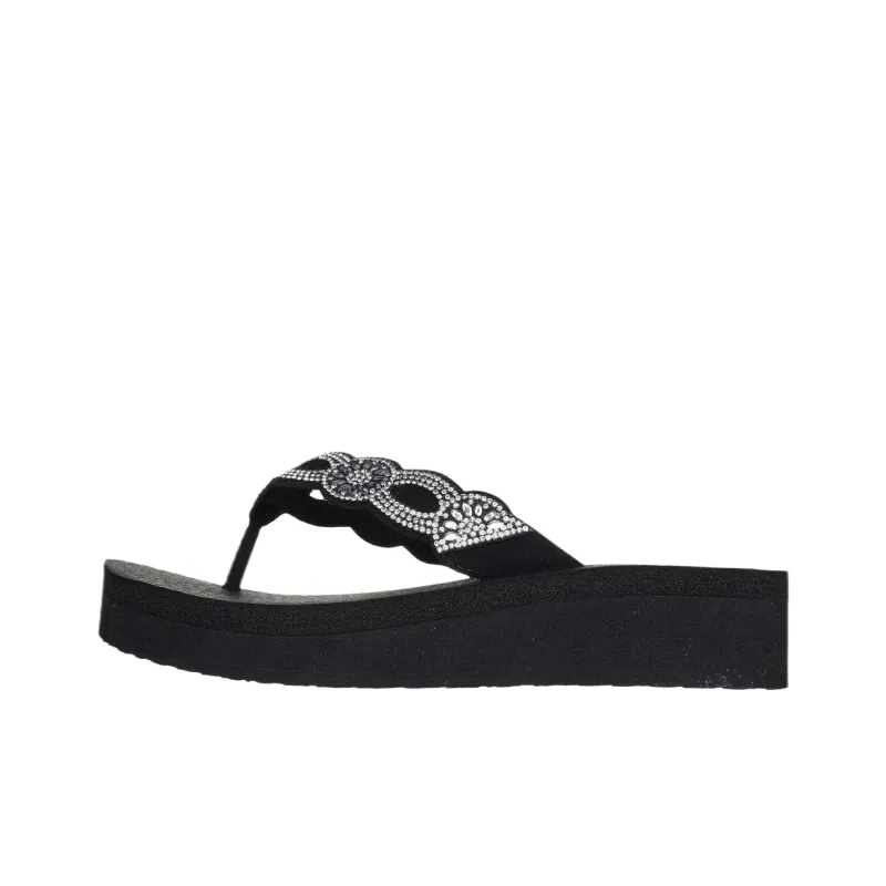 Skechers Vinyasa Flip Flops Women's Black-0
