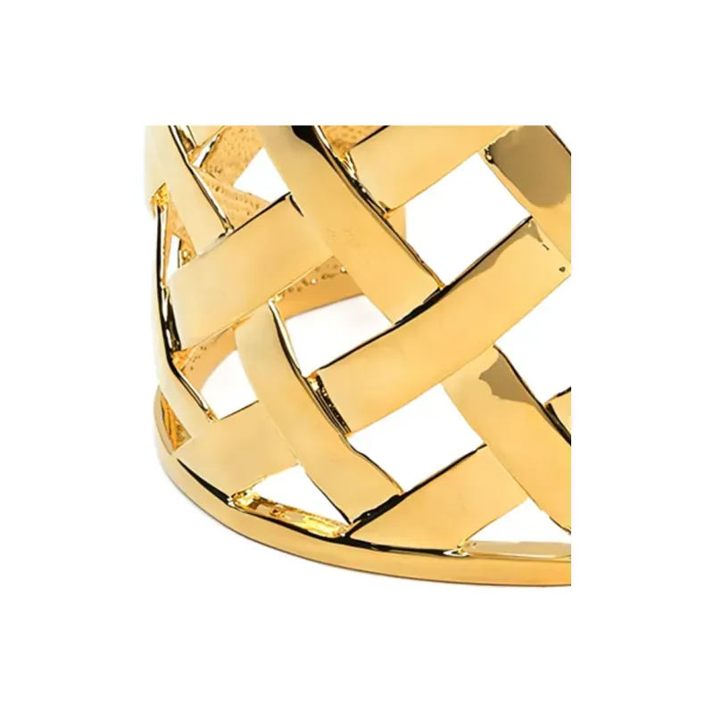 Kenneth Jay Lane Basketweave Cuff-2