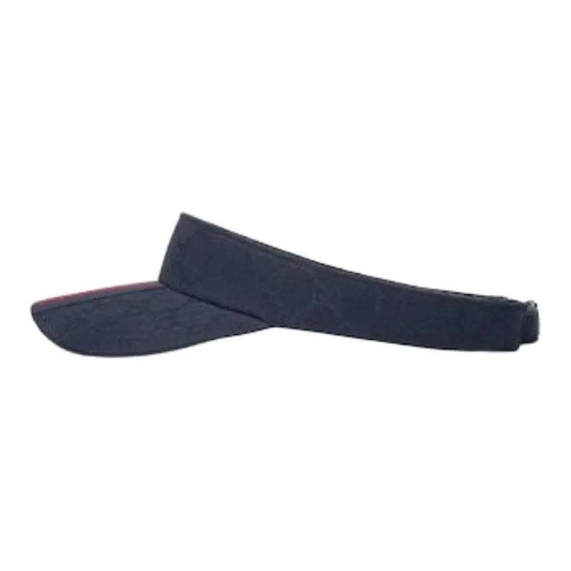 GUCCI Cotton Sun Protection Hats Men's Dark Blue-1