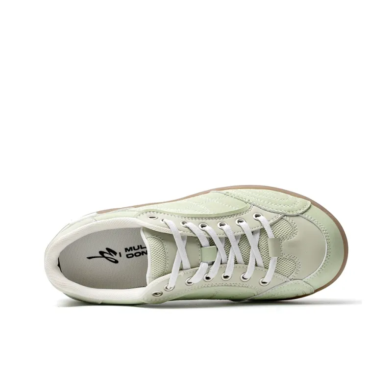 Mule Donkey Low Top Casual Shoes Women's Melon Green-6