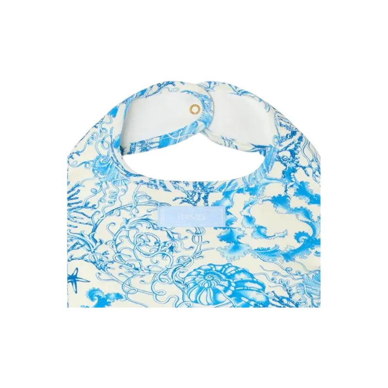 VERSACE Cotton Scarves Kids' Blue-2