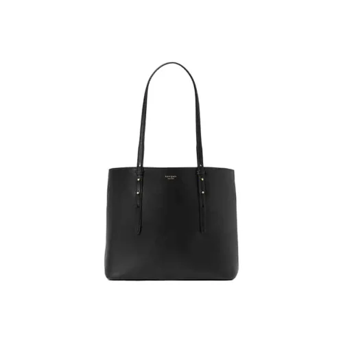 Kate Spade Cow Leather Tote Bag, Shopping Bag, Shoulder Bag Tubas Women's Black