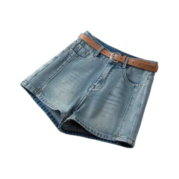 YIRANCHUN Denim Shorts Women's Vintage Blue