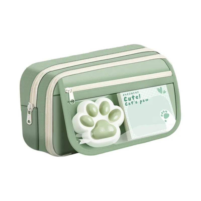 XIAOYECHONGYA Pencil Case Good Looking Cute Cat Paw Squeeze Toy Pencil Case/pencil Box-2