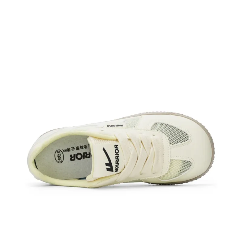 Warrior Abrasion Resistant Low Top Casual Shoes Women's Light Yellow Rice-2