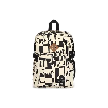 JanSport Polyester Laptop Backpack Unisex Cut-Out Black