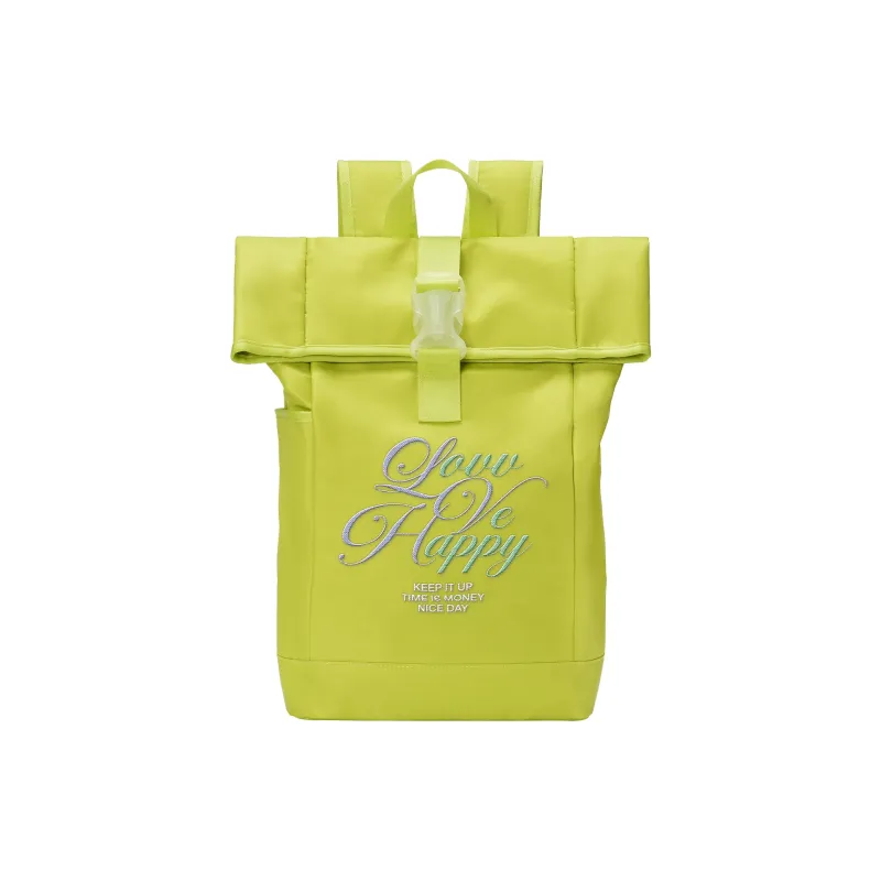 QRST Polyester Backpack Unisex Fruit Green-4