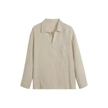 Osens Polo Shirts Men Raw Hemp