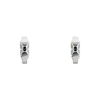 GUCCI 925 Sterling Silver Earrings Unisex Silver