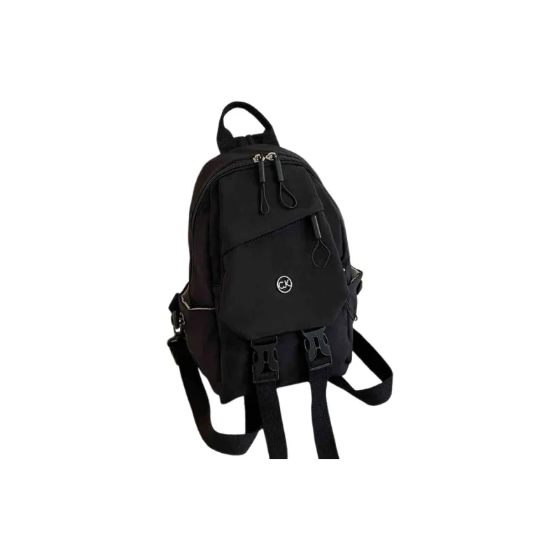 Tonlion Fabric Shoulder Bag, Crossbody Bag, Backpack Unisex Black-1