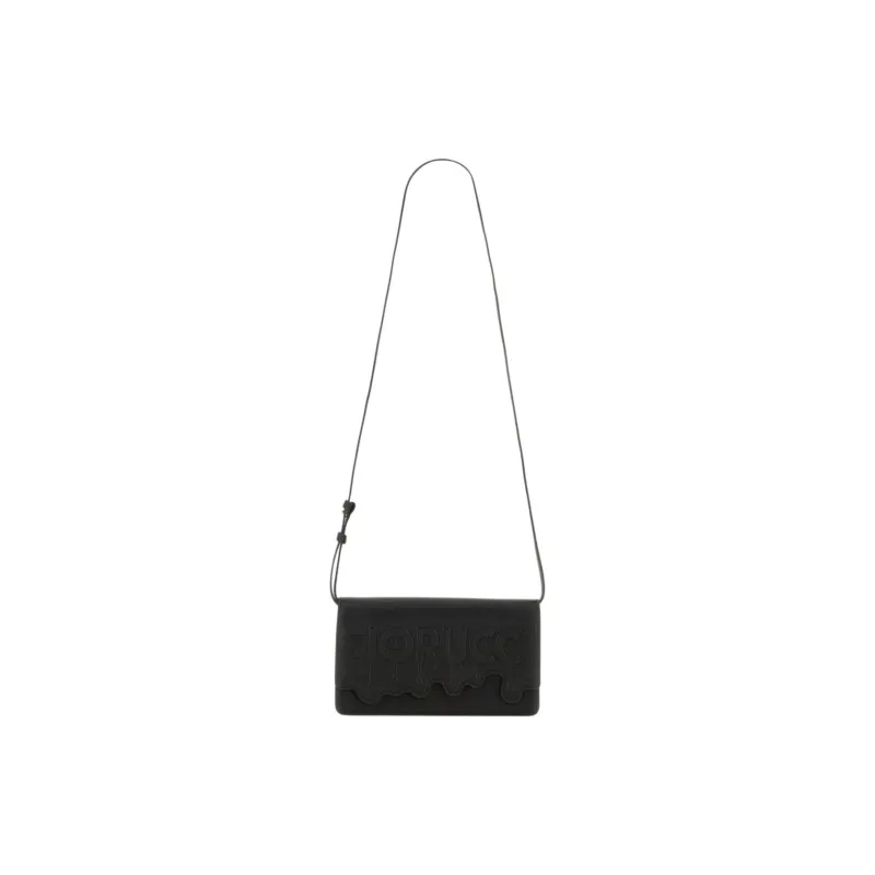 FIORUCCI Natural Leather Shoulder Bag, Crossbody Bag Women's Black-0