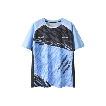 P.R IND Badminton Jersey Unisex Blue Tiger