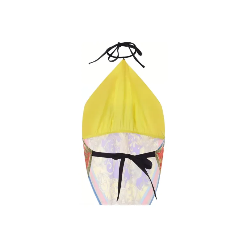 VERSACE One Piece Swimsuits Women's Yellow-2