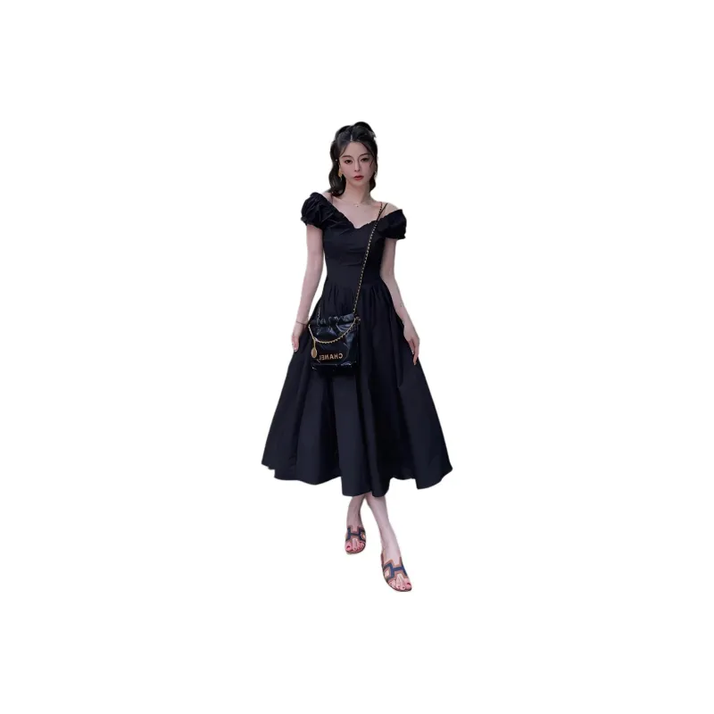 Flowers In Water Sleeveless Dress Women's-3