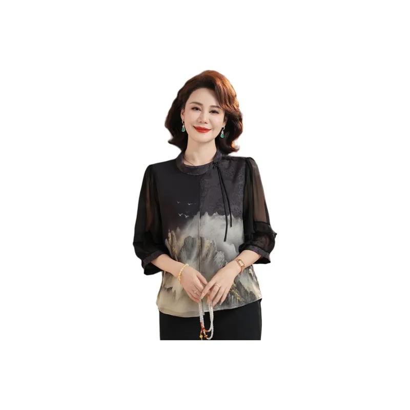 PIERRE CARDIN Chiffon Shirt Women's-4