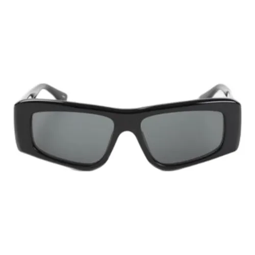 UENO Eyewear Acetate Rectangular Sunglasses Women's Black