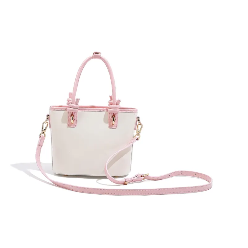 NOISY TEDDY PU One Shoulder Bag Tote, Handbag Regular Women's White-6