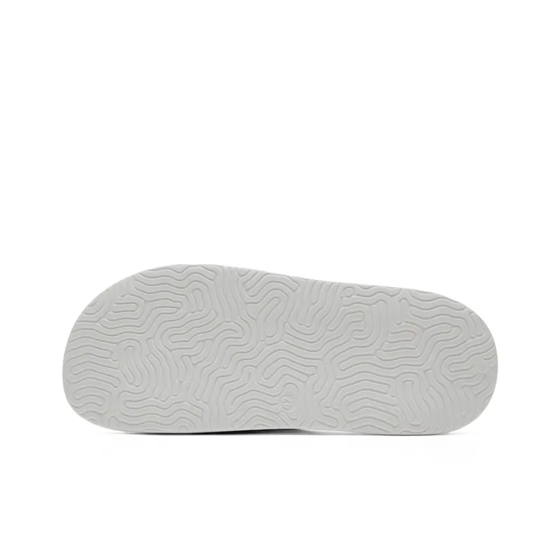 PEAK Tai Ji1.0 Quiet Slip Resistant Abrasion Resistant Slide Slippers Unisex White Green-5