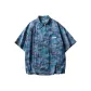 Tricolor Camouflage Blue