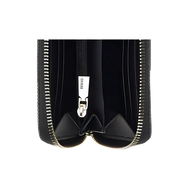 GUESS Artificial Leather Wallet Women's Black-4