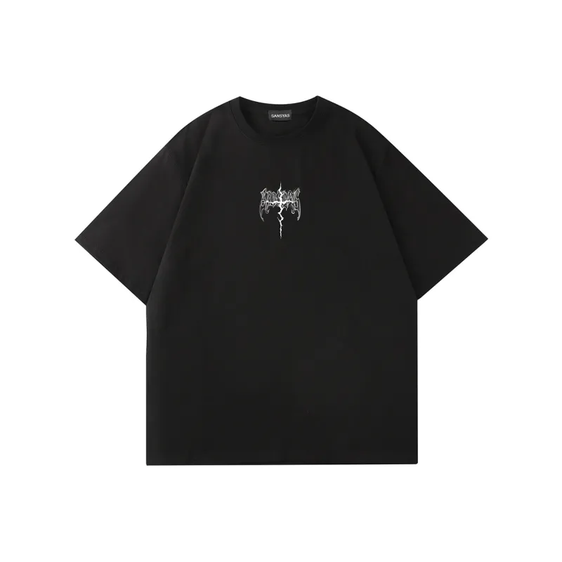 SANSYAS T Shirts Unisex Black-1