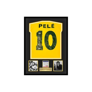 Three For Brazil National Team Jersey Exquisite Mounting, Outer Frame Approx. 65x85cm