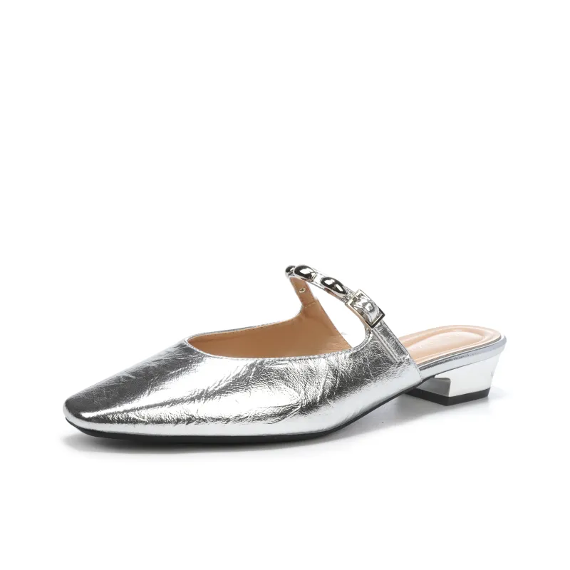 Beijiani Rubber Sole Abrasion Resistant Slip Resistant Closed Toe Slippers Women's-11