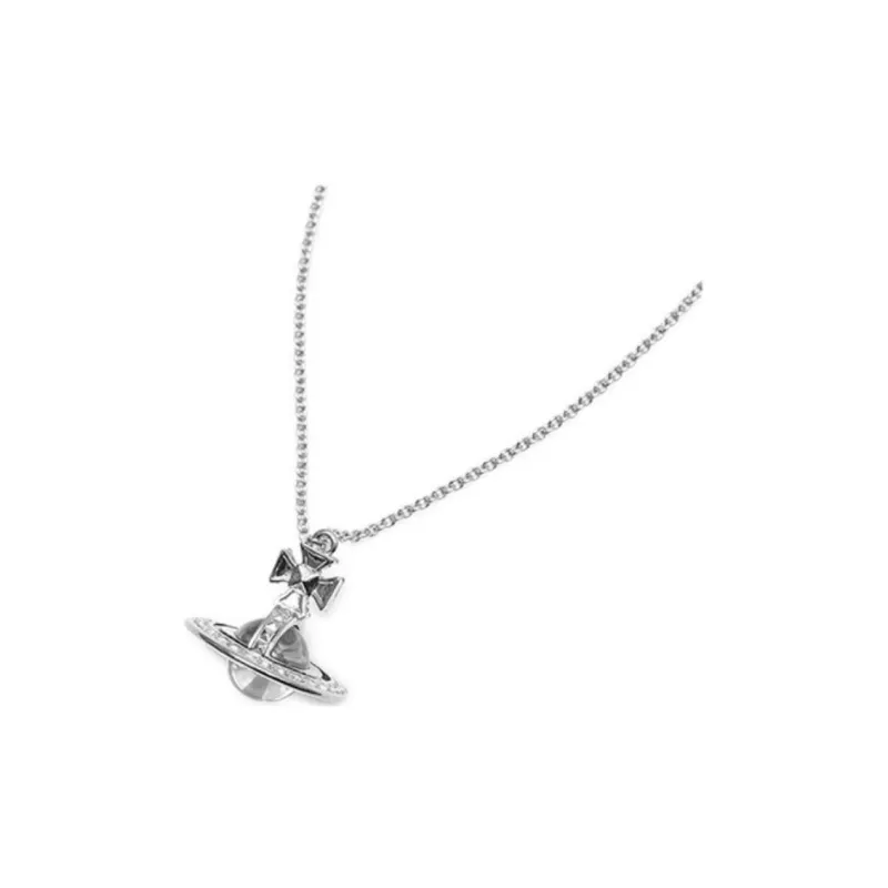 Vivienne Westwood Platinum Pendant Necklaces Women's Silver-3