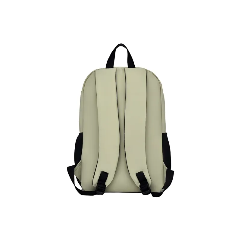 BEN SHERMAN Nylon Backpack Unisex Avocado Green/Gray/Light Gray-3
