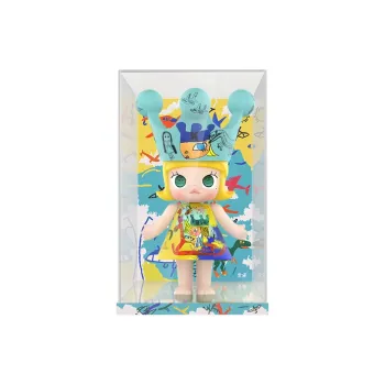LIGHT YOUR BRICKS Compatibility Pop Mart 400% Childlike Princess Collection Display Case Model Accessories